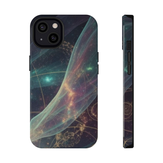 Galaxy Nebula Impact Phone Case — Protective Cosmic Art iPhone Cover