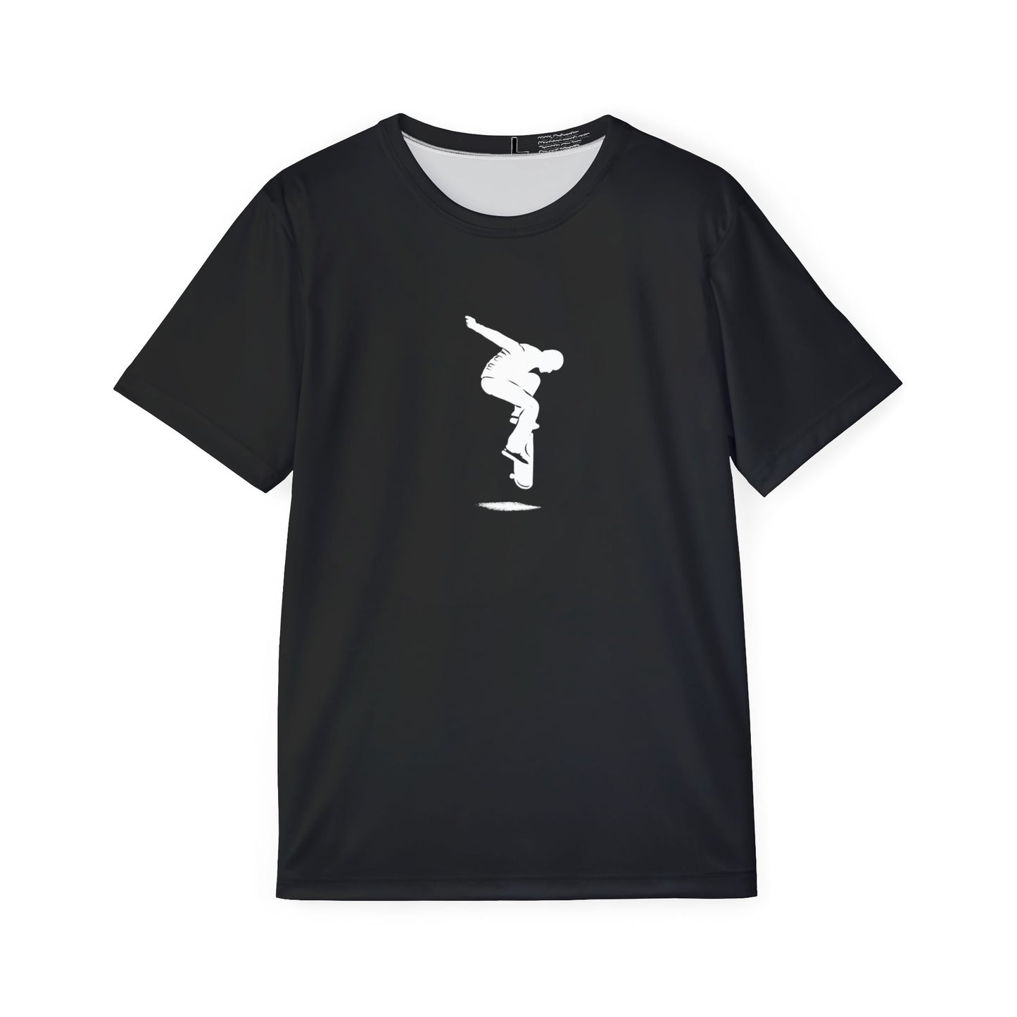 Skateboarder Silhouette Men's Sports Jersey — Skateboard Tee