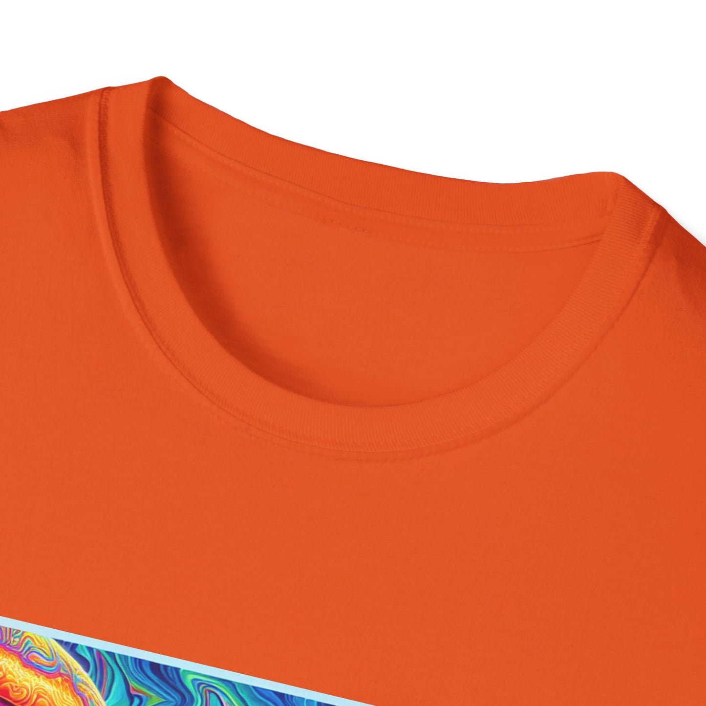 Psychedelic Mushroom Wizard Unisex T-Shirt | Vibrant Art Tee for Nature Lovers